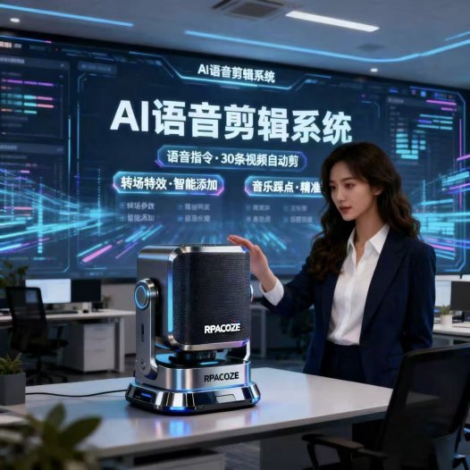 《RPACOZE AI 语音剪辑系统:重新定义视频创作的智能革命》