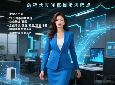 AI 数字人直播系统:企业直播痛点的 “终结者”