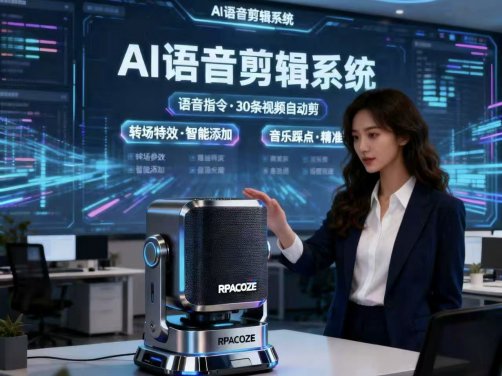 《RPACOZE AI 语音剪辑系统:重新定义视频创作的智能革命》