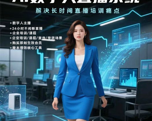 AI 数字人直播系统：企业直播痛点的 “终结者”