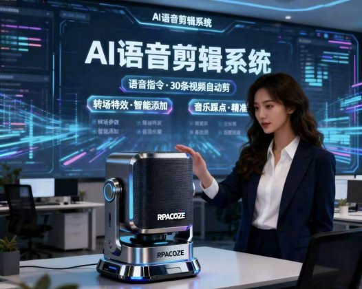 《RPACOZE AI 语音剪辑系统：重新定义视频创作的智能革命》